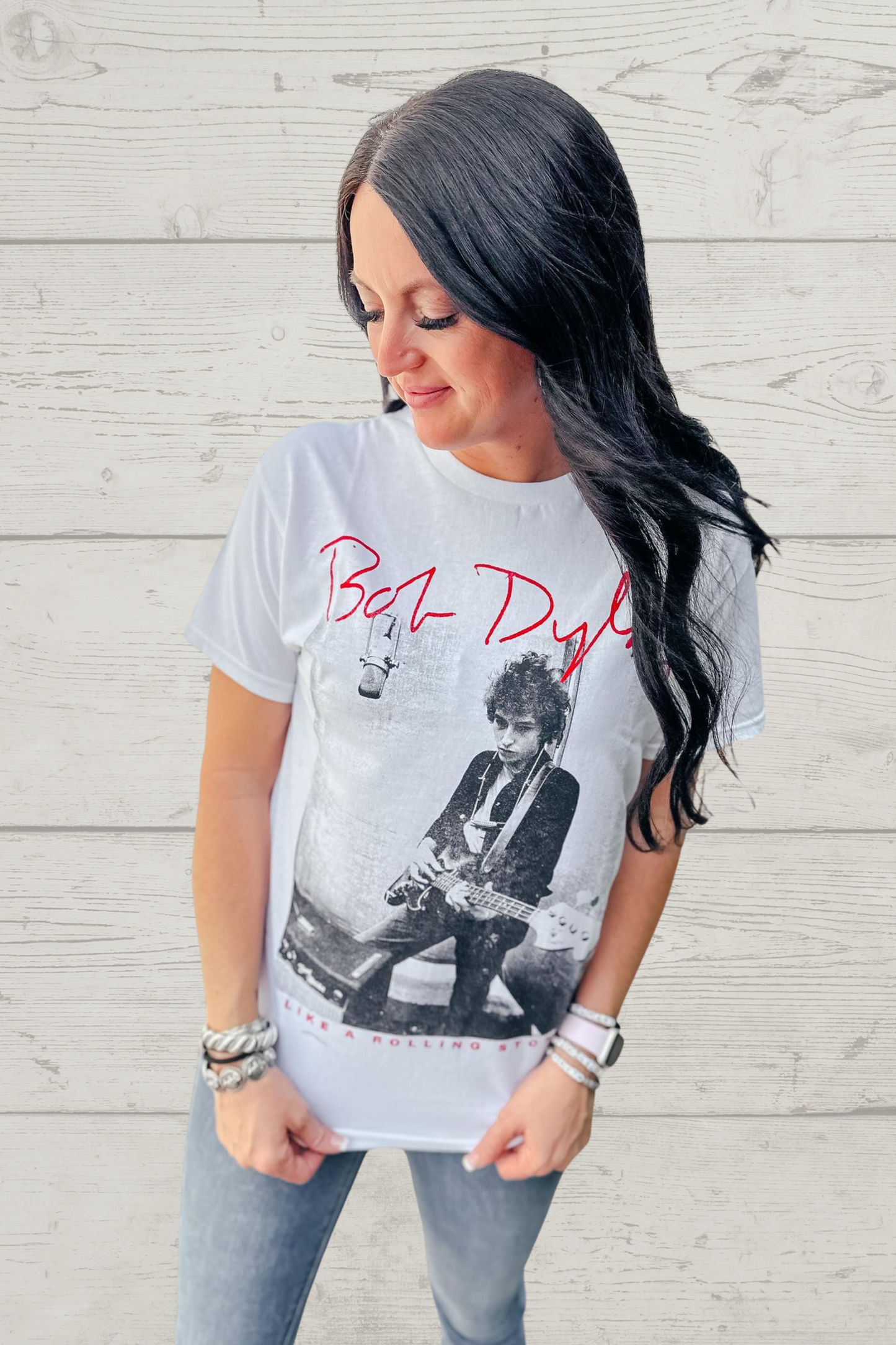 Bob Dylan Rolling Stones Band Tee