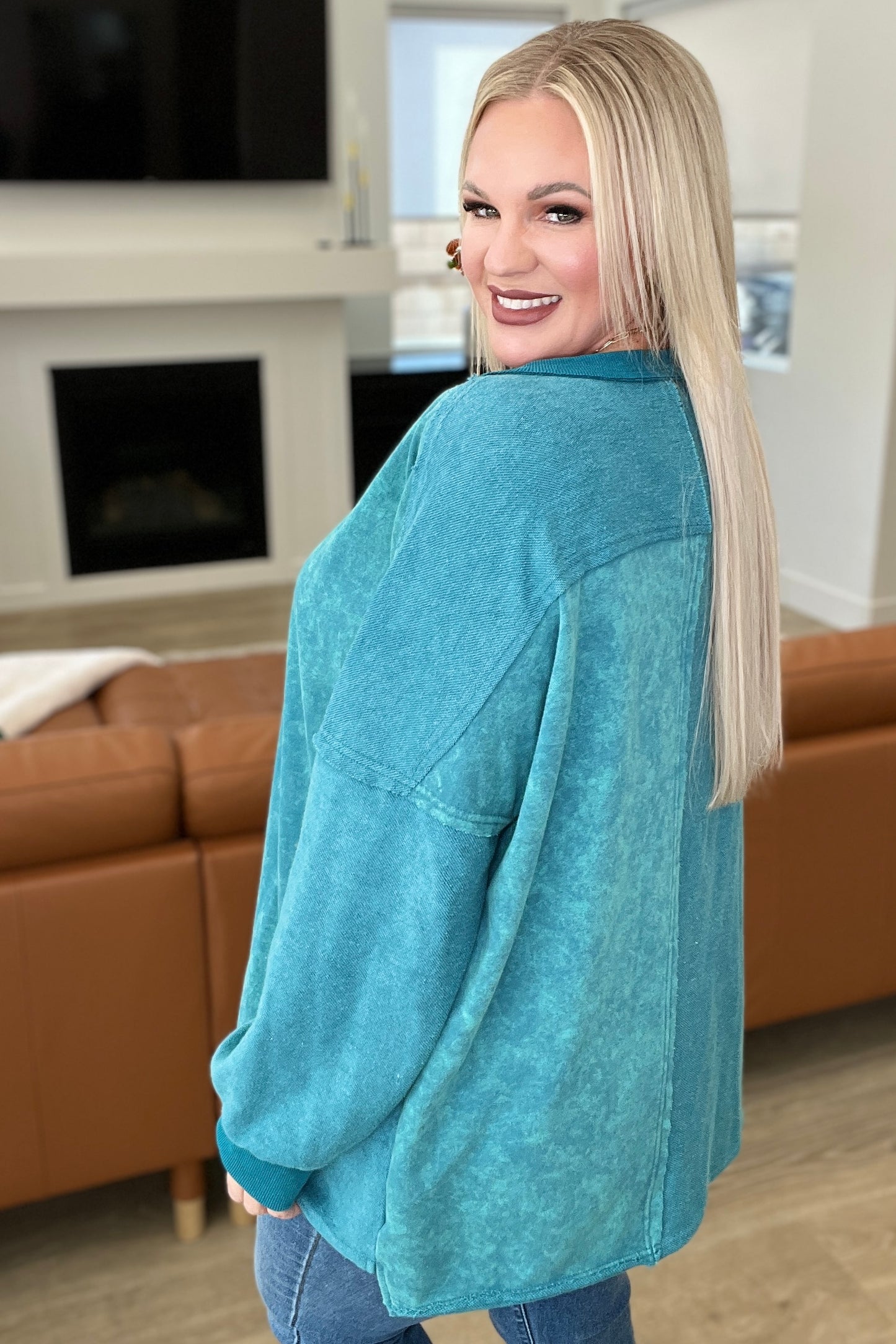 Ocean's Apart Mineral Wash Pullover