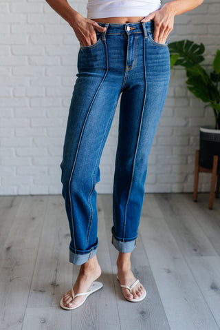 Campbell Center Seam Straight Jeans-Jeans-Ave-Motis & Co Boutique, Women's Fashion Boutique in Carthage, Missouri