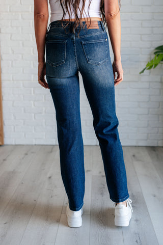 Muriel Mid Rise Control Top Classic Straight Jeans-Jeans-Ave-Motis & Co Boutique, Women's Fashion Boutique in Carthage, Missouri