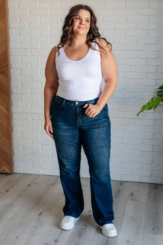 Muriel Mid Rise Control Top Classic Straight Jeans-Jeans-Ave-Motis & Co Boutique, Women's Fashion Boutique in Carthage, Missouri