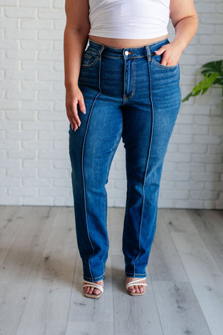 Campbell Center Seam Straight Jeans-Jeans-Ave-Motis & Co Boutique, Women's Fashion Boutique in Carthage, Missouri