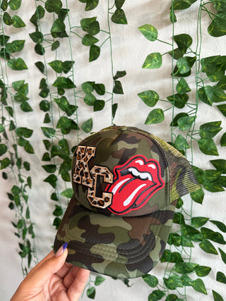 Kc Camo Trucker Cap-Ball Caps-MOTIS-Motis & Co Boutique, Women's Fashion Boutique in Carthage, Missouri