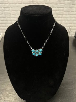 Nez Authentic Kingman Turquoise Necklace-Necklaces-Motis & CO-Motis & Co Boutique, Women's Fashion Boutique in Carthage, Missouri