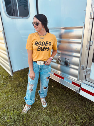 Rodeo Bum Graphic Tee-Graphic Tees-Rodeo Hippie-Motis & Co Boutique, Women's Fashion Boutique in Carthage, Missouri