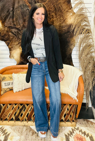 Ranch Hand Sheer Mesh Top-Long Sleeves-Turquoise Haven-Motis & Co Boutique, Women's Fashion Boutique in Carthage, Missouri