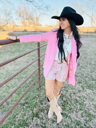 Lariat Links Western Shorts-Shorts-2 Fly-Motis & Co Boutique, Women's Fashion Boutique in Carthage, Missouri