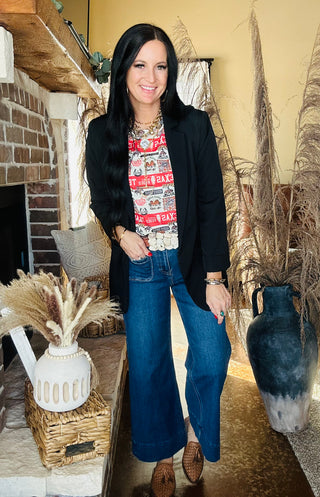 Ciara Western Collage Top