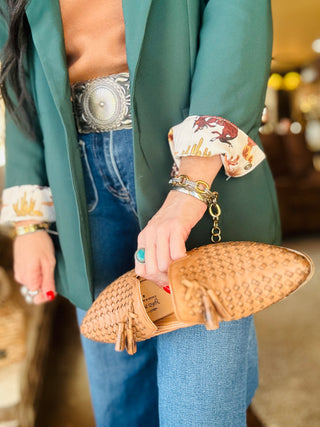 Taylee Woven Mule Slide by Agave Sky