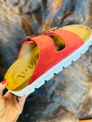 Jazmin 2 Slip On Platform Sandals-Sandals-Very G-Motis & Co Boutique, Women's Fashion Boutique in Carthage, Missouri