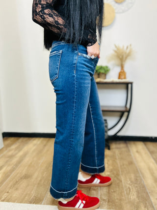 Risen High Rise Straight Trouser Jeans - The Dutton-Jeans-Risen-Motis & Co Boutique, Women's Fashion Boutique in Carthage, Missouri