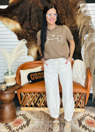 Simple Snaffle Bit Graphic Tee-Graphic Tees-MOTIS-Motis & Co Boutique, Women's Fashion Boutique in Carthage, Missouri