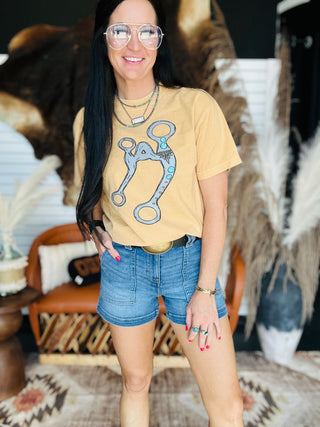 A Bit Ranchy Tee-Graphic Tees-Rowdy Crowd-Motis & Co Boutique, Women's Fashion Boutique in Carthage, Missouri