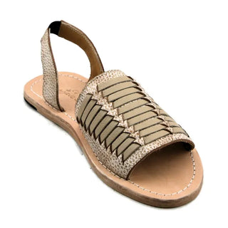 Nova All Leather Woven Sandal - Agave Sky-Sandals-Agave Sky-Motis & Co Boutique, Women's Fashion Boutique in Carthage, Missouri