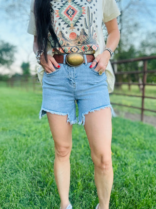 Kreek Denim Cutoff Shorts-Shorts-sterling kreek-Motis & Co Boutique, Women's Fashion Boutique in Carthage, Missouri