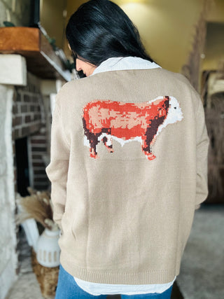 Cattle Babe Western Cardigan-Cardigans-2 Fly-Motis & Co Boutique, Women's Fashion Boutique in Carthage, Missouri