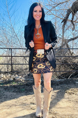 Maverick Moves Western Skirt