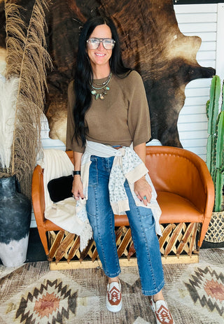 Sara Short Sleeve Knit Top