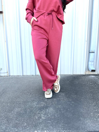 Piper Hoodie and Pant Set Brick Red-Pants-Very J-Motis & Co Boutique, Women's Fashion Boutique in Carthage, Missouri