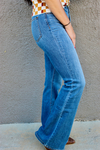 Brock High Rise Flare Jeans-Jeans-Judy Blue-Motis & Co Boutique, Women's Fashion Boutique in Carthage, Missouri