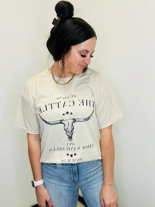 He Owns The Cattle Graphic Tee-Graphic Tees-Motis & CO-Motis & Co Boutique, Women's Fashion Boutique in Carthage, Missouri