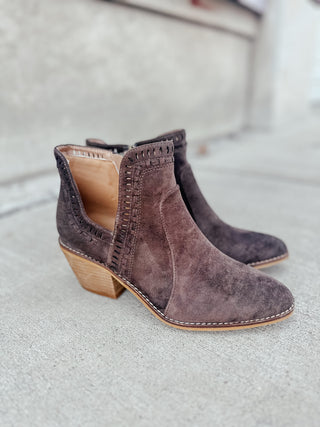 Index Chocolate Ankle Bootie-Boots-rc-Motis & Co Boutique, Women's Fashion Boutique in Carthage, Missouri