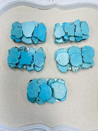 Turquoise Slab Belt Buckles-Belt Buckles-RC-Motis & Co Boutique, Women's Fashion Boutique in Carthage, Missouri