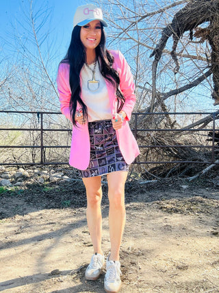 Check It Cowpoke Skort-dress-2 Fly-Motis & Co Boutique, Women's Fashion Boutique in Carthage, Missouri