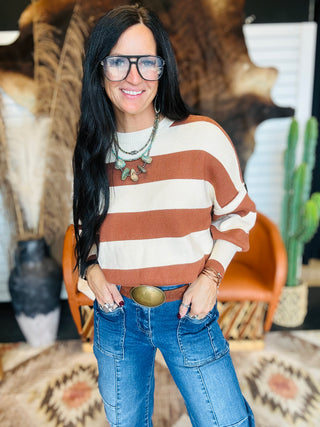 Hazel Relaxed Striped Sweater