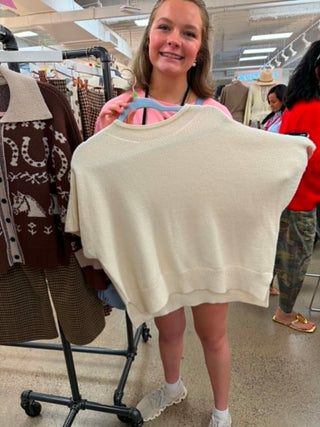 Brittany Relaxed Crew Neck Sweater-Sweaters-ee: some-Motis & Co Boutique, Women's Fashion Boutique in Carthage, Missouri