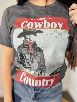 Cowboy Country Western Graphic Tee-Graphic Tees-rc-Motis & Co Boutique, Women's Fashion Boutique in Carthage, Missouri