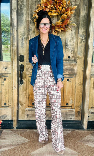 Donna Dark Wash Denim Blazer