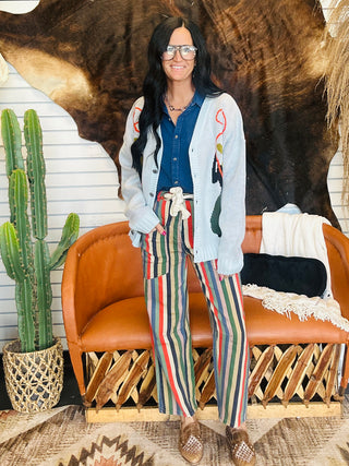 Lasso Legend Button Up Cardigan Sweater-Sweaters-2 Fly-Motis & Co Boutique, Women's Fashion Boutique in Carthage, Missouri