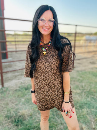Monica Leopard Print Romper-Jumpsuits & Rompers-Very J-Motis & Co Boutique, Women's Fashion Boutique in Carthage, Missouri