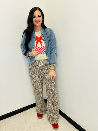 Rudy Checkered Cherry Graphic Tee-Graphic Tees-P&PD-Motis & Co Boutique, Women's Fashion Boutique in Carthage, Missouri