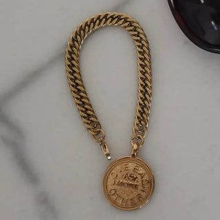 Meredith Gold Coin Bracelet
