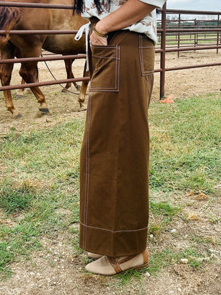 Jonah Wide Leg Brown Pants-Pants-Jodifl-Motis & Co Boutique, Women's Fashion Boutique in Carthage, Missouri