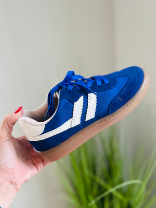 Miel 90 Blue Lace Up Sneaker-Shoes-MOTIS-Motis & Co Boutique, Women's Fashion Boutique in Carthage, Missouri