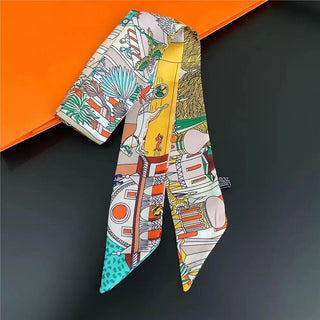 Caesars Printed Scarf Tie-Scarf-anbfashion-Motis & Co Boutique, Women's Fashion Boutique in Carthage, Missouri