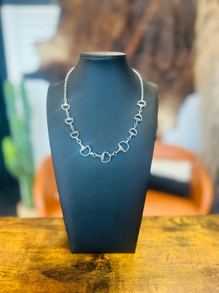 Tonto Graduated Horse Bit Necklace-Necklaces-Carol Su-Motis & Co Boutique, Women's Fashion Boutique in Carthage, Missouri
