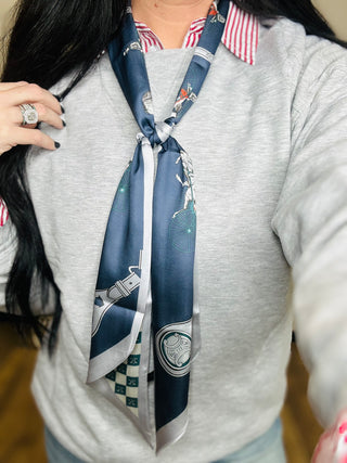 Mave Casual Crewneck Pullover - Grey-Pullovers-Very J-Motis & Co Boutique, Women's Fashion Boutique in Carthage, Missouri