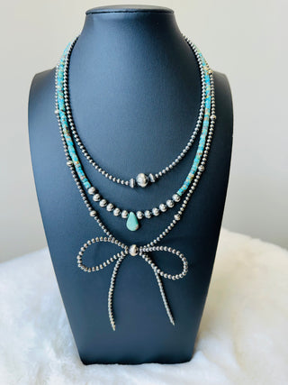 Benton Authentic Sterling Silver Bow Necklace-Necklaces-Bijoux-Motis & Co Boutique, Women's Fashion Boutique in Carthage, Missouri