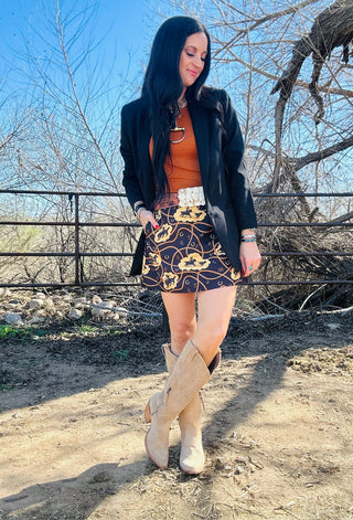 Maverick Moves Western Skirt