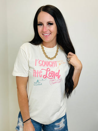 I Sought The Lord Graphic Tee-Graphic Tees-Dash Forward-Motis & Co Boutique, Women's Fashion Boutique in Carthage, Missouri