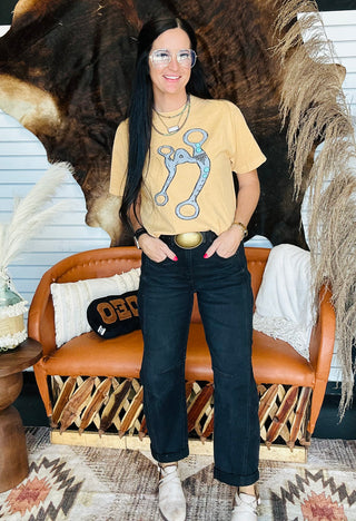 A Bit Ranchy Tee-Graphic Tees-Rowdy Crowd-Motis & Co Boutique, Women's Fashion Boutique in Carthage, Missouri