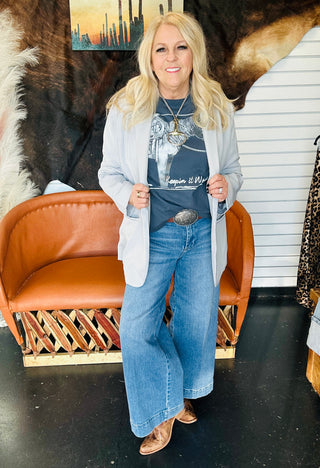 XOXO Keepin' It Western Boxy Graphic Tee-Graphic Tees-XOXO ART & Co-Motis & Co Boutique, Women's Fashion Boutique in Carthage, Missouri