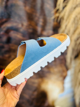 Jazmin 2 Slip On Platform Sandals-Sandals-Very G-Motis & Co Boutique, Women's Fashion Boutique in Carthage, Missouri