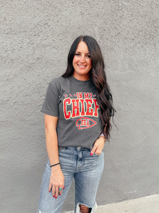 Chiefs Era Gameday Graphic Tee-Graphic Tees-Southern Babe Wholesale-Motis & Co Boutique, Women's Fashion Boutique in Carthage, Missouri