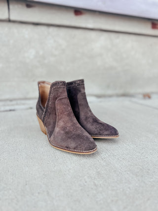 Index Chocolate Ankle Bootie-Boots-rc-Motis & Co Boutique, Women's Fashion Boutique in Carthage, Missouri