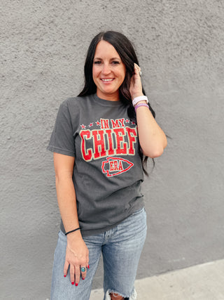 Chiefs Era Gameday Graphic Tee-Graphic Tees-Southern Babe Wholesale-Motis & Co Boutique, Women's Fashion Boutique in Carthage, Missouri